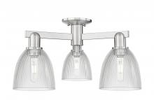 Innovations Lighting 716-3F-SN-G382 - Castile - 3 Light - 24 inch - Brushed Satin Nickel - Semi-Flush Mount
