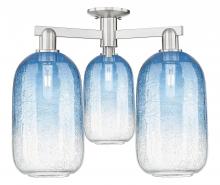 Innovations Lighting 716-3F-SN-G482-7SB - Brookhaven Cloche - 3 Light - 6 inch - Brushed Satin Nickel - Semi-Flush Mount