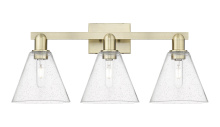 Innovations Lighting 716-3W-AB-GBC-84 - Berkshire - 3 Light - 26 inch - Antique Brass - Bath Vanity Light
