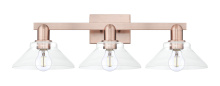 Innovations Lighting 716-3W-AC-G132 - Orwell - 3 Light - 27 inch - Antique Copper - Bath Vanity Light
