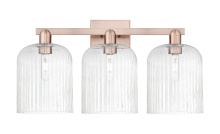 Innovations Lighting 716-3W-AC-G559-8SDY - Bridal Veil - 3 Light - 27 inch - Antique Copper - Bath Vanity Light