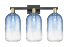 Innovations Lighting 716-3W-BAB-G482-7SB - Brookhaven Cloche - 3 Light - 26 inch - Black Antique Brass - Bath Vanity Light