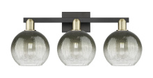 Innovations Lighting 716-3W-BAB-G483-8SL - Brookhaven Globe - 3 Light - 26 inch - Black Antique Brass - Bath Vanity Light