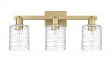 Innovations Lighting 716-3W-BB-G1113 - Cobbleskill - 3 Light - 24 inch - Brushed Brass - Bath Vanity Light