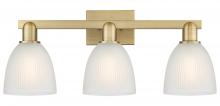 Innovations Lighting 716-3W-BB-G381 - Castile - 3 Light - 25 inch - Brushed Brass - Bath Vanity Light