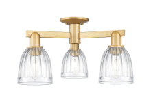 Innovations Lighting 716-3W-BB-G442 - Brookfield - 3 Light - 25 inch - Brushed Brass - Bath Vanity Light