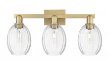Innovations Lighting 716-3W-BB-G459-6CL - Preston Bulb - 3 Light - 26 inch - Brushed Brass - Bath Vanity Light