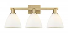 Innovations Lighting 716-3W-BB-GBD-751 - Bristol - 3 Light - 27 inch - Brushed Brass - Bath Vanity Light