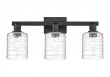 Innovations Lighting 716-3W-BK-G1113 - Cobbleskill - 3 Light - 24 inch - Matte Black - Bath Vanity Light