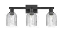 Innovations Lighting 716-3W-BK-G559-5CL - Bridal Veil - 3 Light - 26 inch - Matte Black - Bath Vanity Light