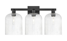 Innovations Lighting 716-3W-BK-G559-8SDY - Bridal Veil - 3 Light - 27 inch - Matte Black - Bath Vanity Light
