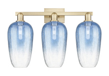 Innovations Lighting 716-3W-CB-G484-7SB - Brookhaven Flute - 3 Light - 26 inch - Champagne Bronze - Bath Vanity Light