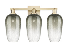 Innovations Lighting 716-3W-CB-G484-7SL - Brookhaven Flute - 3 Light - 26 inch - Champagne Bronze - Bath Vanity Light
