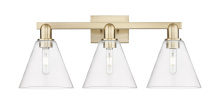 Innovations Lighting 716-3W-CB-GBC-82 - Berkshire - 3 Light - 26 inch - Champagne Bronze - Bath Vanity Light