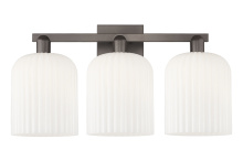 Innovations Lighting 716-3W-OB-G559-8GWH - Bridal Veil - 3 Light - 27 inch - Oil Rubbed Bronze - Bath Vanity Light