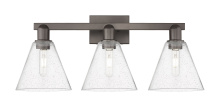 Innovations Lighting 716-3W-OB-GBC-84 - Berkshire - 3 Light - 26 inch - Oil Rubbed Bronze - Bath Vanity Light