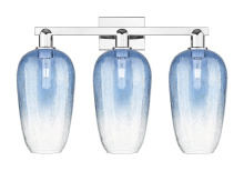 Innovations Lighting 716-3W-PC-G484-7SB - Brookhaven Flute - 3 Light - 26 inch - Polished Chrome - Bath Vanity Light