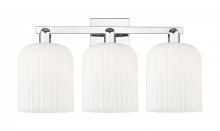 Innovations Lighting 716-3W-PC-G559-8GWH - Bridal Veil - 3 Light - 27 inch - Polished Chrome - Bath Vanity Light