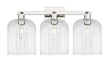 Innovations Lighting 716-3W-PN-G559-8CL - Bridal Veil - 3 Light - 27 inch - Polished Nickel - Bath Vanity Light