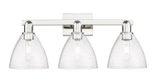 Innovations Lighting 716-3W-PN-GBD-754 - Bristol - 3 Light - 27 inch - Polished Nickel - Bath Vanity Light