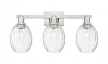 Innovations Lighting 716-3W-SN-G459-6CL - Preston Bulb - 3 Light - 26 inch - Brushed Satin Nickel - Bath Vanity Light