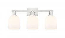 Innovations Lighting 716-3W-SN-G558-6GWH - Bella - 3 Light - 25 inch - Brushed Satin Nickel - Bath Vanity Light