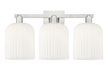 Innovations Lighting 716-3W-SN-G559-8GWH - Bridal Veil - 3 Light - 27 inch - Brushed Satin Nickel - Bath Vanity Light