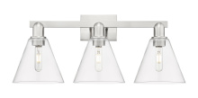 Innovations Lighting 716-3W-SN-GBC-82 - Berkshire - 3 Light - 26 inch - Satin Nickel - Bath Vanity Light