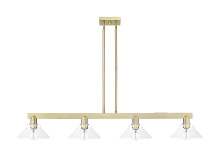 Innovations Lighting 716-4I-AB-G132 - Orwell - 4 Light - 51 inch - Antique Brass - Stem hung - Island Light