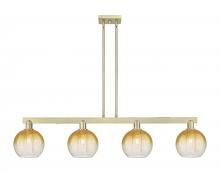 Innovations Lighting 716-4I-AB-G483-8AM - Brookhaven Globe - 4 Light - 48 inch - Antique Brass - Stem hung - Island Light