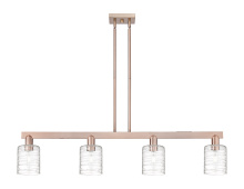 Innovations Lighting 716-4I-AC-G1113 - Cobbleskill - 4 Light - 48 inch - Antique Copper - Stem hung - Island Light