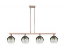 Innovations Lighting 716-4I-AC-G483-8SL - Brookhaven Globe - 4 Light - 48 inch - Antique Copper - Stem hung - Island Light