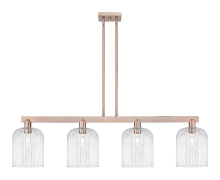Innovations Lighting 716-4I-AC-G559-8CL - Bridal Veil - 4 Light - 51 inch - Antique Copper - Stem hung - Island Light