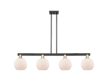 Innovations Lighting 716-4I-BAB-G121-8 - Athens - 4 Light - 51 inch - Black Antique Brass - Stem hung - Island Light