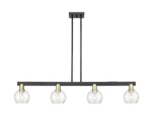 Innovations Lighting 716-4I-BAB-G124-6 - Athens - 4 Light - 49 inch - Black Antique Brass - Stem hung - Island Light