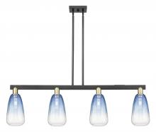 Innovations Lighting 716-4I-BAB-G480-6SB - Brookhaven Almond - 4 Light - 48 inch - Black Antique Brass - Stem hung - Island Light