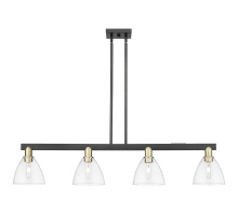Innovations Lighting 716-4I-BAB-GBD-752 - Bristol - 4 Light - 50 inch - Black Antique Brass - Stem hung - Island Light