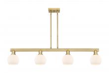 Innovations Lighting 716-4I-BB-G121-6 - Athens - 4 Light - 49 inch - Brushed Brass - Stem hung - Island Light