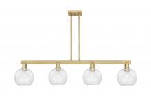 Innovations Lighting 716-4I-BB-G122-8 - Athens - 4 Light - 51 inch - Brushed Brass - Stem hung - Island Light