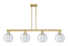 Innovations Lighting 716-4I-BB-G124-8 - Athens - 4 Light - 51 inch - Brushed Brass - Stem hung - Island Light