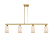 Innovations Lighting 716-4I-BB-G341 - Hadley - 4 Light - 47 inch - Brushed Brass - Stem hung - Island Light