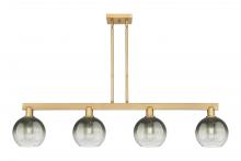 Innovations Lighting 716-4I-BB-G483-8SL - Brookhaven Globe - 4 Light - 48 inch - Brushed Brass - Stem hung - Island Light