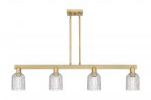 Innovations Lighting 716-4I-BB-G559-5CL - Bridal Veil - 4 Light - 48 inch - Brushed Brass - Stem hung - Island Light
