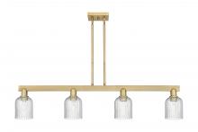 Innovations Lighting 716-4I-BB-G559-5SDY - Bridal Veil - 4 Light - 48 inch - Brushed Brass - Stem hung - Island Light