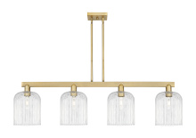 Innovations Lighting 716-4I-BB-G559-8CL - Bridal Veil - 4 Light - 51 inch - Brushed Brass - Stem hung - Island Light