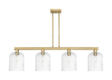 Innovations Lighting 716-4I-BB-G559-8SDY - Bridal Veil - 4 Light - 51 inch - Brushed Brass - Stem hung - Island Light