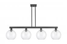 Innovations Lighting 716-4I-BK-G122-10 - Athens - 4 Light - 53 inch - Matte Black - Stem hung - Island Light