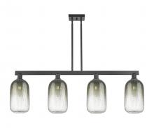 Innovations Lighting 716-4I-BK-G482-7SL - Brookhaven Cloche - 4 Light - 48 inch - Matte Black - Stem hung - Island Light