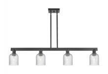 Innovations Lighting 716-4I-BK-G559-5CL - Bridal Veil - 4 Light - 48 inch - Matte Black - Stem hung - Island Light