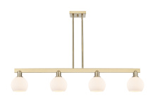 Innovations Lighting 716-4I-CB-G121-6 - Athens - 4 Light - 49 inch - Champagne Bronze - Stem hung - Island Light